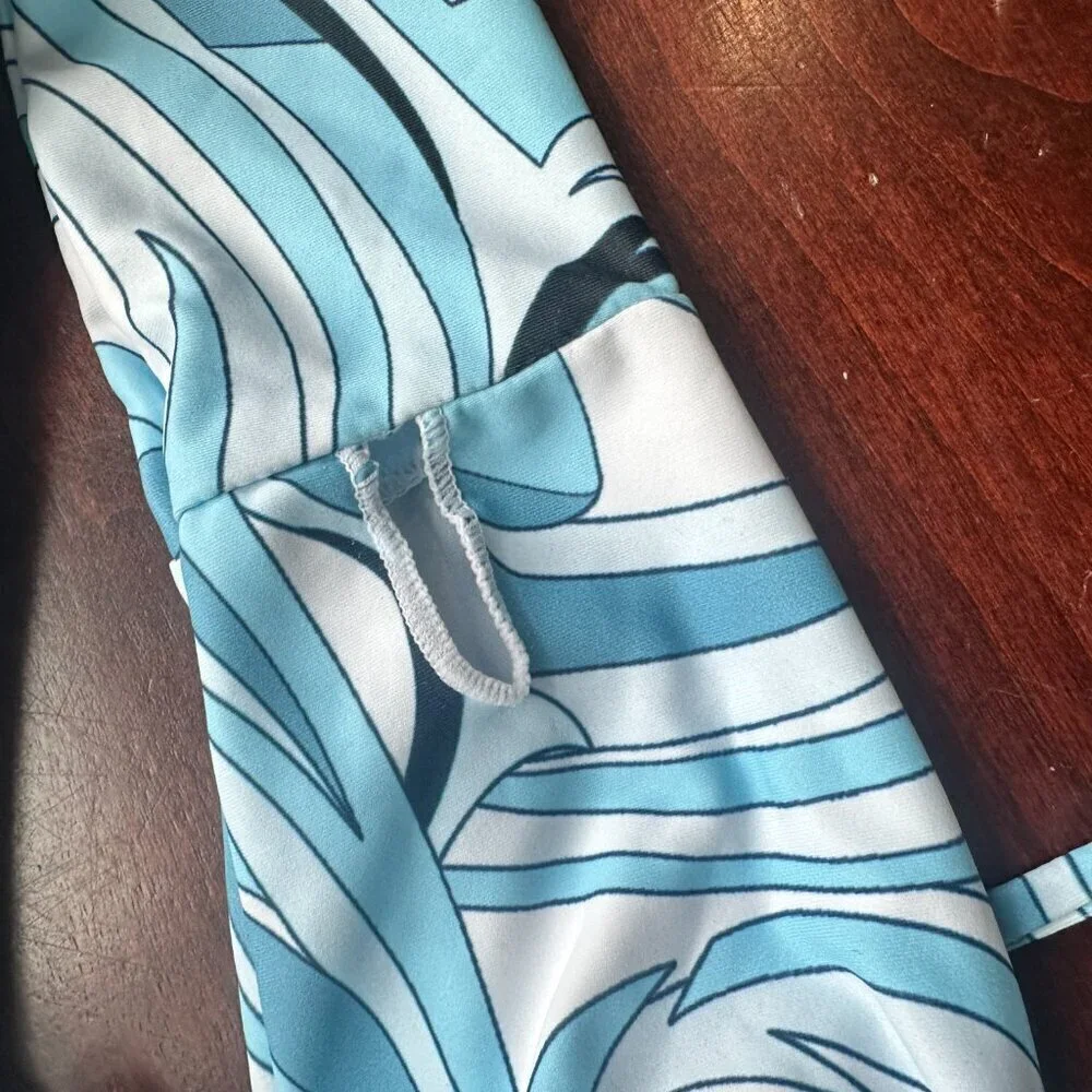NWOT SHEIN bandeau High Rise Cheeky Side Tie Bikini Set Size Medium